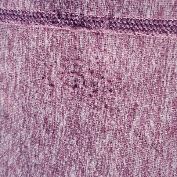 Lululemon Run Full Tilt Purple Space Dye Half Zip Jacket Pullover. Size 8 - Picture 16 of 16